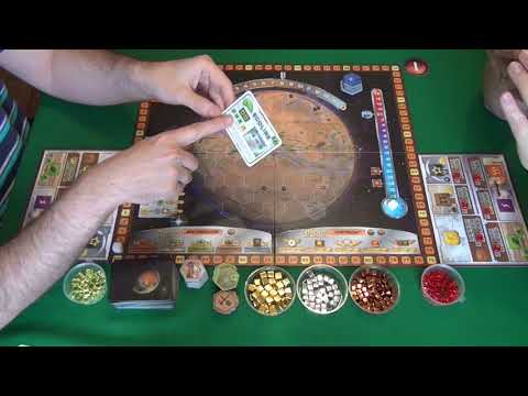 Видео: Покорение Марса 1/2 часть - играем в настольную игру. Terraforming Mars