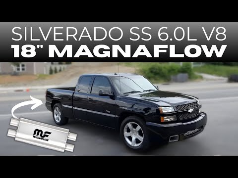 Видео: 2003 Chevy Silverado SS 6.0L V8 с 18-дюймовым Magnaflow!