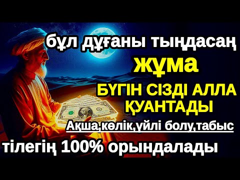 Видео: жұма Бүгін сізді Алла қуантады, дұға қосулы болсын,нәтижесін көресіз,Не тілесеңіз сол сәтте 