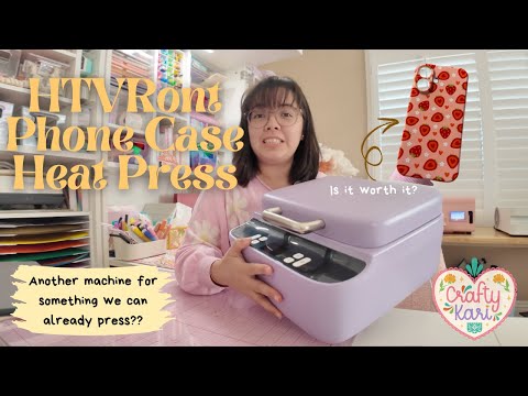 Видео: Термопресс для сублимационного чехла для телефона. Стоит ли оно того? Обзор HTVRont H17 для начин...