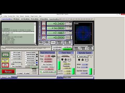 Видео: Mach3. Кнопки "Set Next Line" и "Run From Here". Их назначение и особенности.