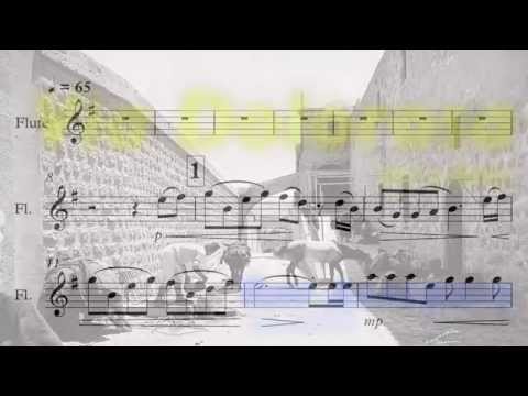 Видео: Via Dolorosa  (flute sheet music) Виа Долороса (ноты для флейты)