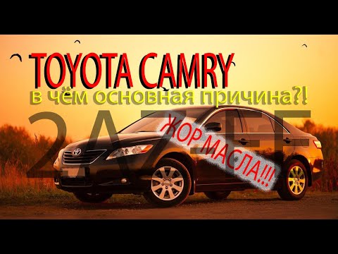 Видео: Почему Toyota Camry 40 2az-fe жрёт масло?!