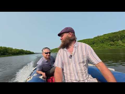 Видео: на моторке по оке 140 км