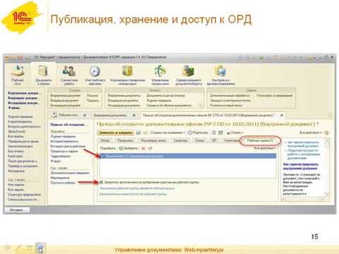 Видео: Управление документами. Web-практикум №3: Как работать с распорядительными документами