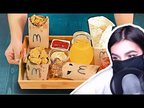 Видео: TenderlyBae смотрит: ПОВТОРИЛИ ВСЕ МЕНЮ McDonald’s