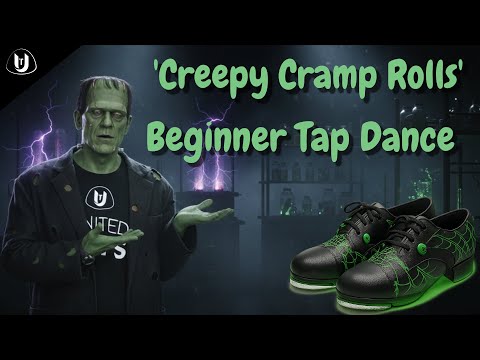 Видео: Степа для начинающих на Хэллоуин «Creepy Cramp Rolls»