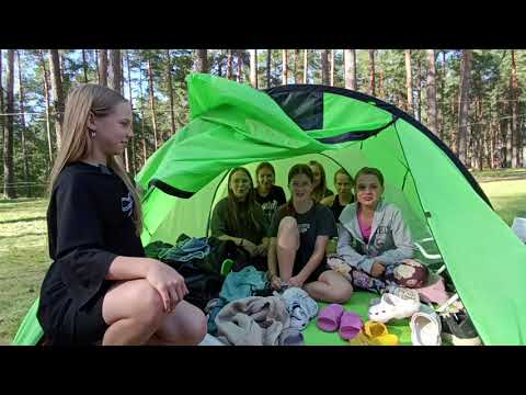 Видео: Палаточный непередвижной воспитательно-оздоровительный лагерь "Туристенок"