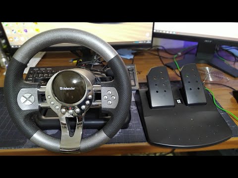 Видео: Подключаю руль к компьютеру + ссылка на скачивание драйверов