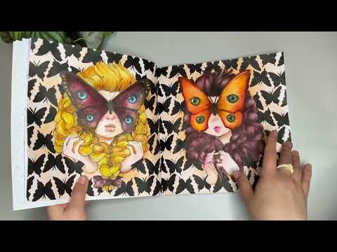 Видео: Раскрашенное за месяц май + планы на ЛЕТО/июнь | completed pages coloring