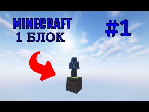 Видео: Выживание На Одном Блоке В Minecraft | 200 Подписчиков)