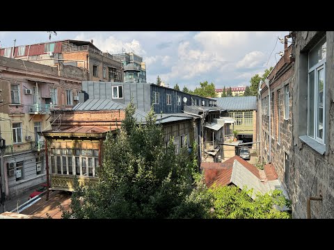 Видео: Тбилиси. Плехановская и ее окрестности. С Мечникова на Камо, а дальше- на Чхеидзе. Затем в Ортачала.