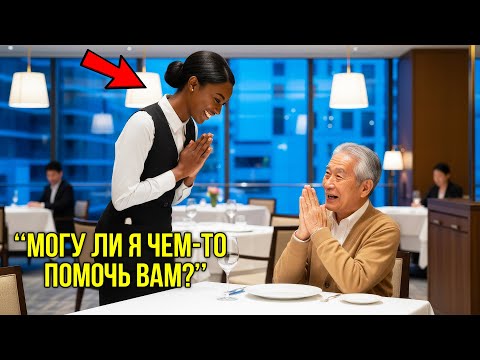 Видео: Никто Не Мог Понять, Почему Официантка Поклонилась Старику в Лохмотьях Через Минуту Все Побледнели