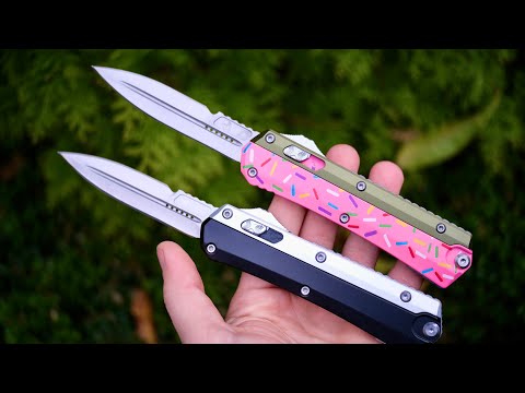 Видео: Microtech Glykon (репліка)- детальний огляд фронтальних ножів