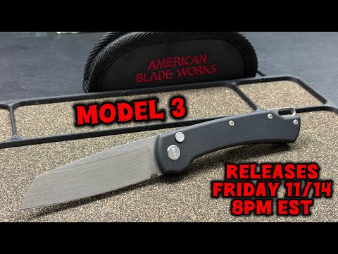 Видео: American Blade Works Model 3 уже в продаже! | Выход в пятницу!