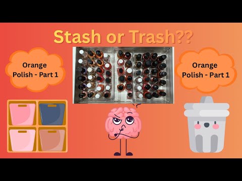 Видео: Кладка 🧡 или мусор 🚛 — Оранжевые кремовые лаки, часть 1