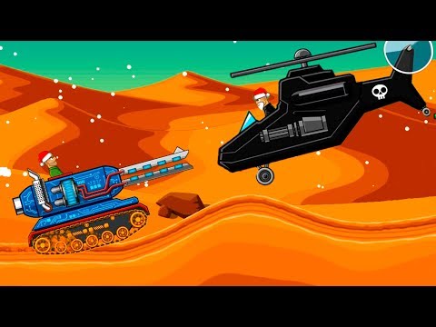 Видео: ТАНКИ Тесла и Мамонт против вертолетами в Hills of steel #3 Битва стальных Электро монстров