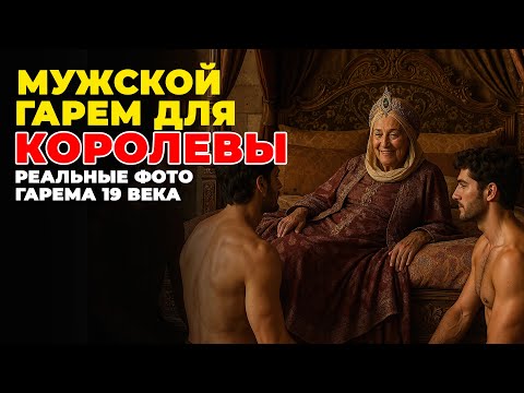 Видео: 🤯 Шокирующие РЕАЛЬНЫЕ ФОТО из настоящего ГАРЕМА 19 века. Мужской гарем для одинокой КОРОЛЕВЫ.
