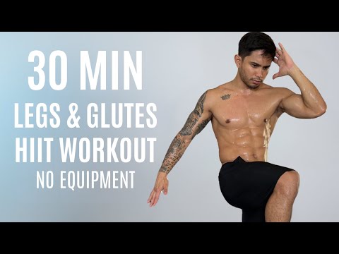 Видео: 30-минутная тренировка ног и ягодиц — домашняя тренировка без оборудования