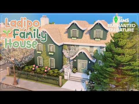 Видео: Дом Семьи Ладипо🌱│Строительство│Ladipo Family House│SpeedBuild│NO CC [The Sims 4]