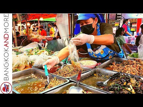 Видео: Рынок, полный удивительной уличной еды | Вы едете в Бан...