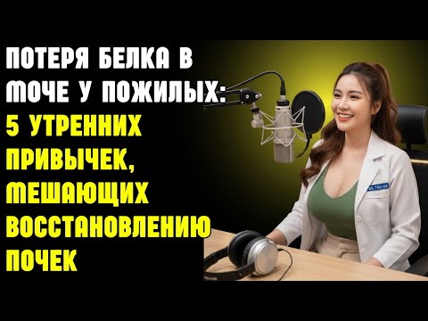 Видео: Потеря белка в моче у пожилых: 5 утренних привычек, мешающих восстановлению почек | Здоровье пожилых