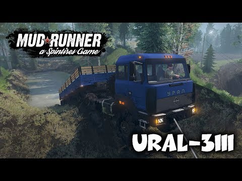 Видео: Spintires: MudRunner обзор мода [ УРАЛ-3111 ] НЕ ПЛОХО