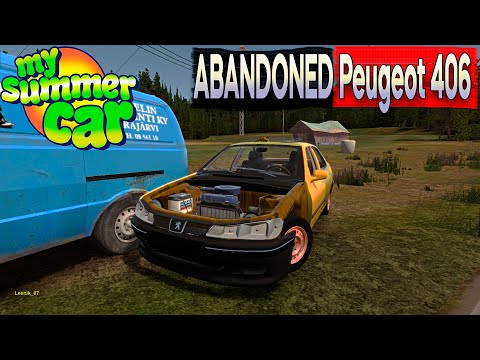 Видео: НАШЕЛ ЗАБРОШЕННОЕ ПЕЖО 406 ЧАСТЬ 2  I My Summer Car