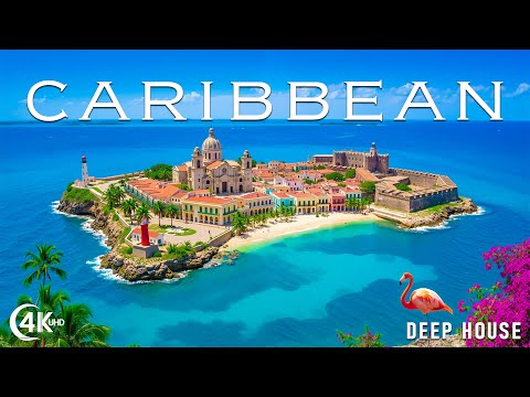 Видео: Caribbean Paradise 4K UHD | Deep House • Пляжный отдых • Тропические волны 🌴✨