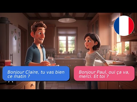 Видео: 5 простых диалогов на французском языке (A1–A2) | Французский для начинающих | На кухне
