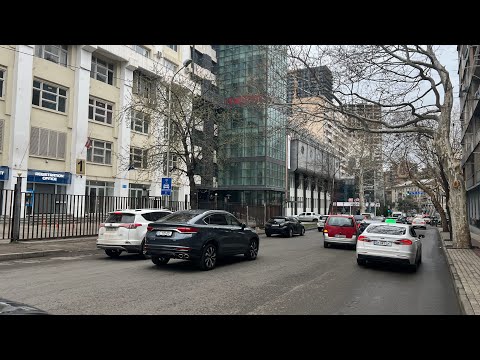 Видео: Тбилиси. С Авлабара в Сабуртало. По Набережной на проспекты Костава, Пекина и улицу Панджикидзе.