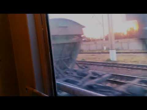Видео: Көкшетау -Қызылорда пойызы56/55 пойызы.Тараз станциясына келу