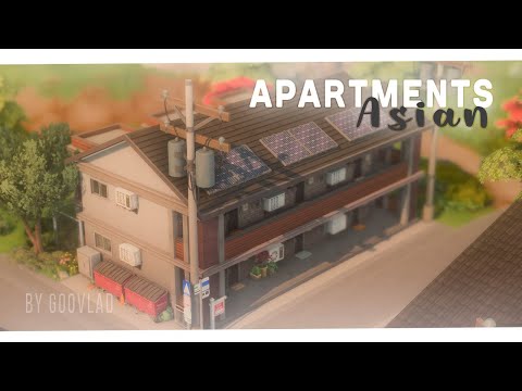 Видео: Азиатские Квартиры \ Строительство The Sims 4