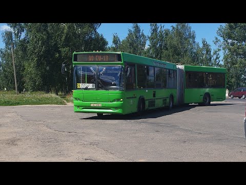 Видео: Автобус №24 (Могилёв). Каштановая - СШ №13