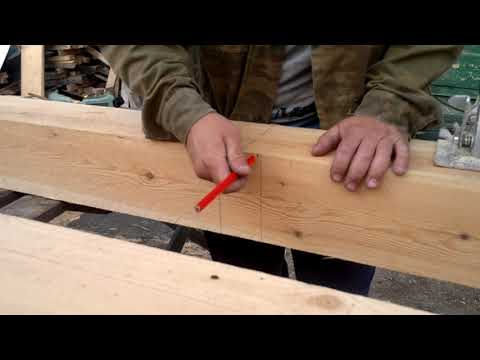 Видео: Соединение Ласточкин хвост. Брус 150x150.Dovetail connection. Beam 150x150.