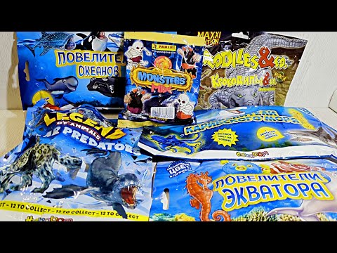 Видео: Сбабам - Деагостини - Панини - открываем пакетики