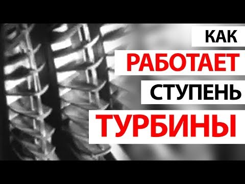 Видео: Рабочий процесс в осевой ступени турбины