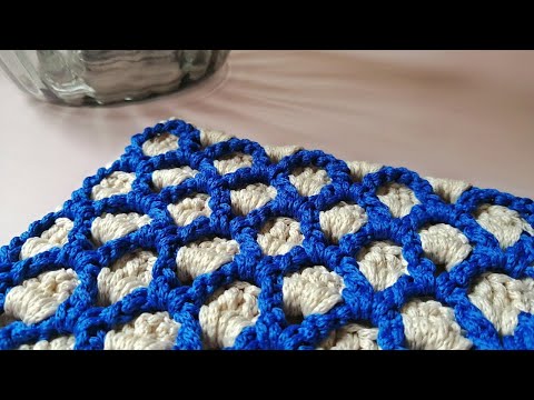 Видео: ОСТОРОЖНО! Узор крючком, который захочется вязать снова и снова! Вязание крючком