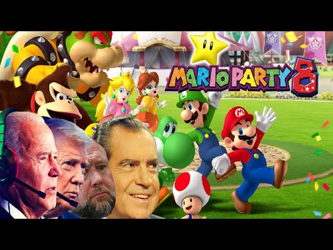 Видео: Президенты играют в Mario Party 8