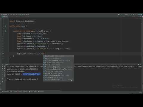 Видео: Первое знакомство с настоящими объектами. BigInteger