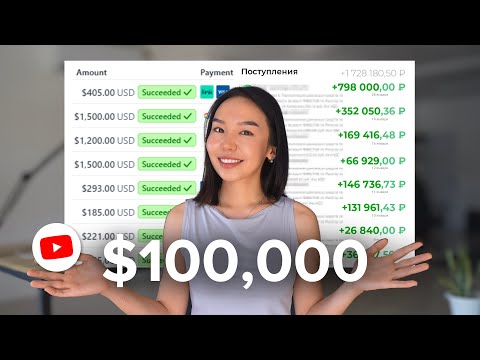 Видео: Как Заработать $100,000 на YouTube Без Монетизации в 2024