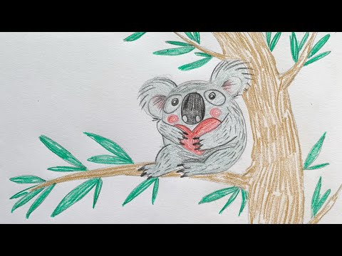 Видео: Малюємо коалу 🐨❤️