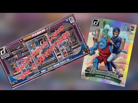 Видео: Наборы Donruss NFL Costco 2025 ×2 — Optic Red Pandoras и Downtown Hunting #Downtown #Donruss