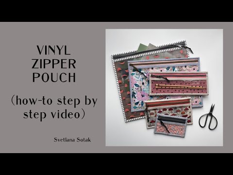 Видео: Научитесь шить из винила и создайте этот практичный ВИНИЛОВЫЙ МЕШОЧЕК НА МОЛНИИ.