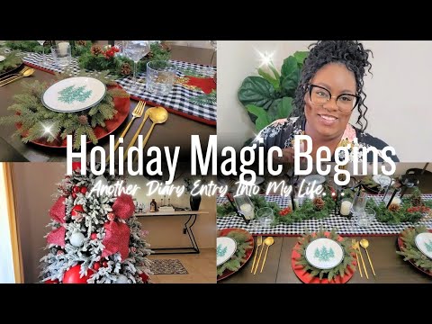 Видео: Праздничное волшебство начинается | Новый король рождественской ёлки ​​+ оформление обеденного ст...