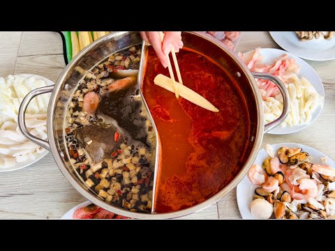 Видео: Готовим дома Хот-Пот, китайский самовар ХОГО (hot pot)