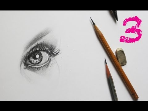 Видео: How to Draw Eyes / Как РИСОВАТЬ ГЛАЗ карандашом Часть 3