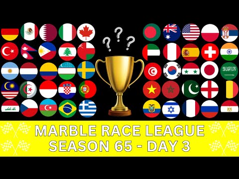 Видео: Marble Race League, сезон 65, день 3, Marble Race в Альгоду