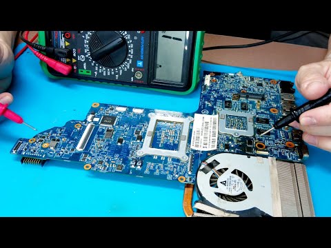 Видео: Ноутбук HP НЕ ВКЛЮЧАЕТСЯ - Ремонт материнской платы