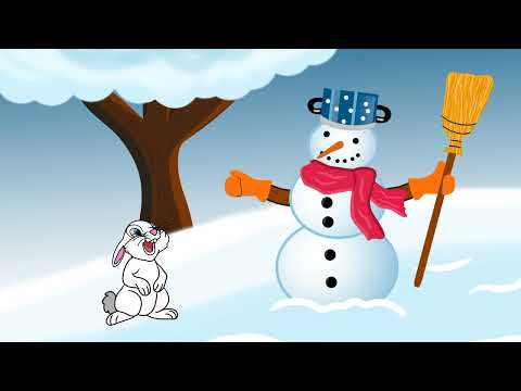 Видео: Зајачето и волшебниот Снешко / приказни / аудио-видео сликовница